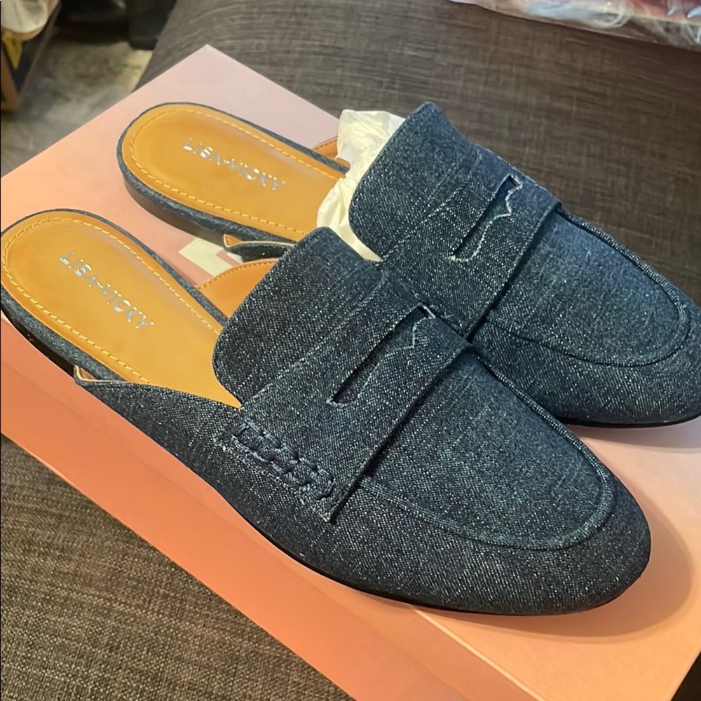 Women’s denim mules